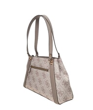 GUESS KARNILLA Borsa a spalla dark taupe logo - Borse Donna - 3