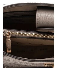 GUESS KARNILLA Borsa a spalla dark taupe logo - Borse Donna - 4