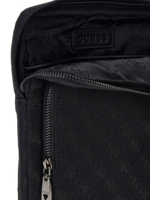 BOSTON Borsello piatto dark black - Tracolle Uomo