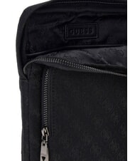 GUESS BOSTON Borsello piatto dark black - Tracolle Uomo - 4