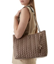 GUESS CHERYL 2 Borsa a spalla dark taupe - Borse Donna - 2