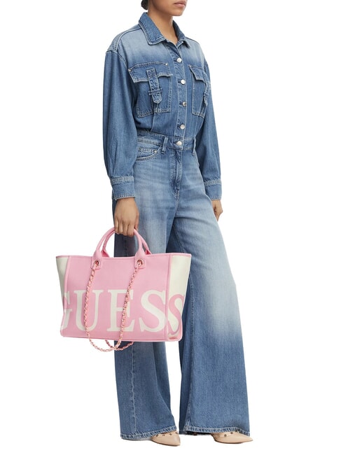 LOGO Shopper a mano / a spalla wildflower pink - Borse Donna