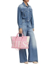 GUESS LOGO Shopper a mano / a spalla wildflower pink - Borse Donna - 2