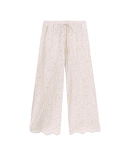 GUESS CELESTE Pantaloni sangallo pale pearl - Pantaloni Donna - 3