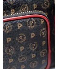 POLLINI HERITAGE Borsa a mano con tasconi nero lacca - Borse Donna - 5