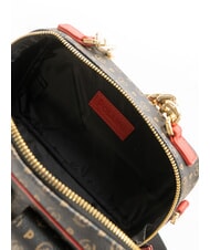 POLLINI HERITAGE Borsa a mano con tasconi nero lacca - Borse Donna - 4