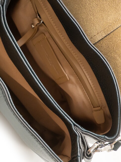 HELENA ROUND Borsa a spalla, con tracolla velvet green - Borse Donna