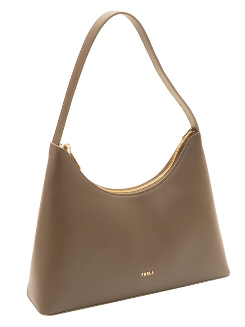 DIAMANTE Borsa a spalla, in pelle mogano - Borse Donna