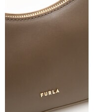 FURLA DIAMANTE Borsa a spalla, in pelle mogano - Borse Donna - 5
