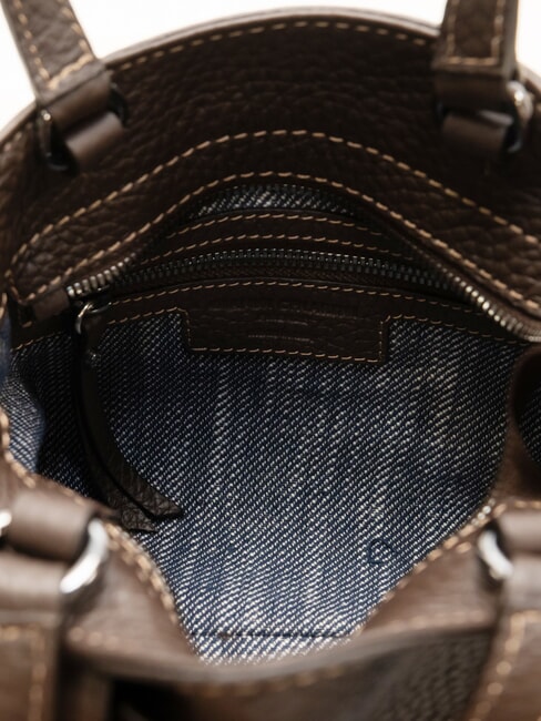 MIRANDA Borsa in pelle a mano, con tracolla espresso - Borse Donna