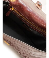 PINKO LOVE ONE LIGHT Borsa media in pelle trapuntata castano intenso-antique gold - Borse Donna - 3