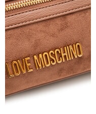 LOVE MOSCHINO SIGNATURE ZIP Borsa a tracolla, regolabile cammello2 - Borse Donna - 3
