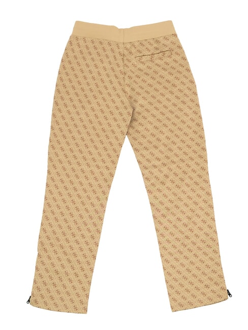 KIDS ACTIVE Pantaloni felpati 4g aop beige blanco - Pantaloni bambini