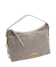 LOVE MOSCHINO SIGNATURE ZIP Borsa a spalla, regolabile grigio/grigio - Borse Donna - 2