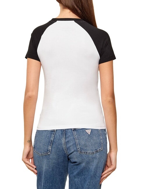 RAGLAN T-Shirt in cotone purwhite - T-shirt e Top Donna