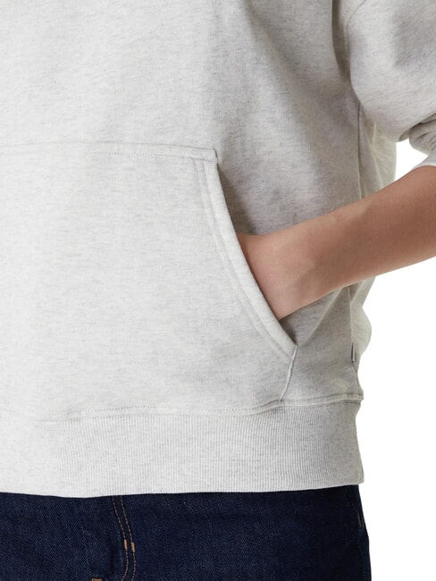 EMBRO Felpa con cappuccio gj lt grey heather - Felpe Donna