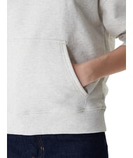 GUESS JEANS EMBRO Felpa con cappuccio gj lt grey heather - Felpe Donna - 3