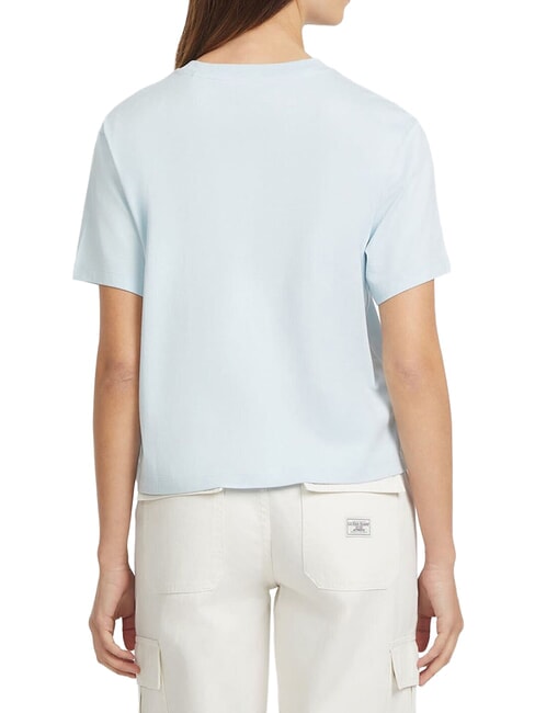 SS CN BOXY ICONIC  T-Shirt in cotone aerial blue - T-shirt e Top Donna