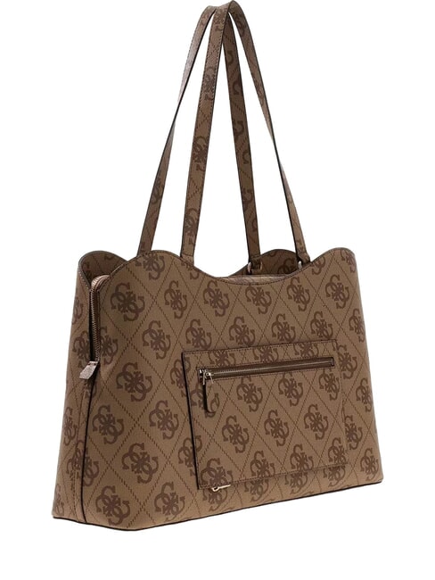 JANIE Borsa a spalla LATTE LOGO - Borse Donna