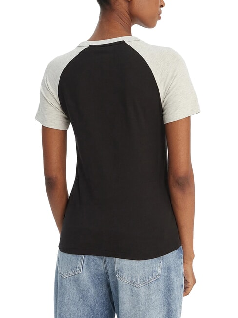 RAGLAN T-Shirt in cotone jetbla - T-shirt e Top Donna