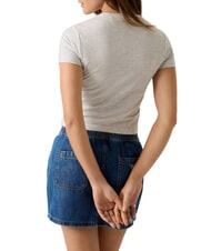 GUESS JEANS I LOVE GJ T-Shirt in cotone gj lt grey heather - T-shirt e Top Donna - 2