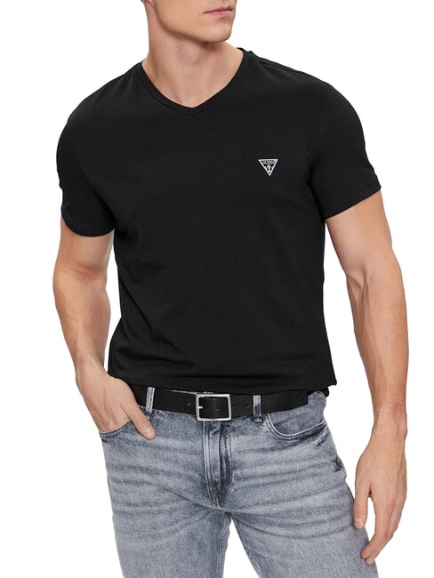 CALEB HERO Set da 2 T-Shirt jet black w/ frost g - T-shirt Uomo