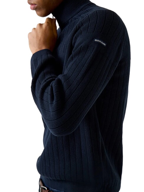 ZIP Maglione in cotone daring ocean - Maglie Uomo