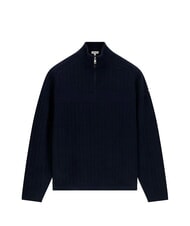 GUESS JEANS ZIP Maglione in cotone daring ocean - Maglie Uomo - 4