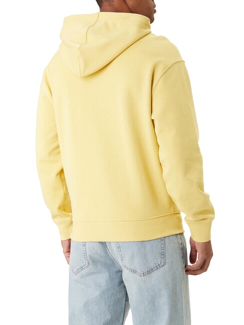 BAKER Felpa con cappuccio yellow field - Felpe Uomo