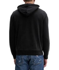 GUESS JEANS REG Felpa con cappuccio jet black multi - Felpe Uomo - 2