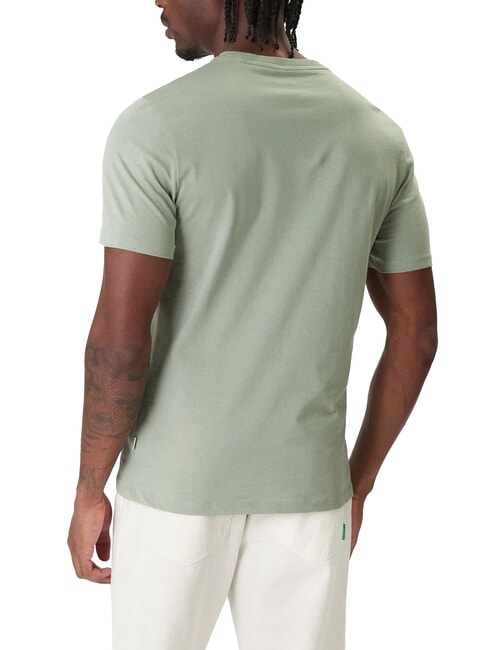 LOGO EMBRO T-Shirt in cotone salvia green - T-shirt Uomo
