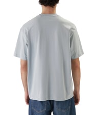 GUESS JEANS MINI TRIANGLE Maglietta in cotone aura blue - T-shirt Uomo - 2