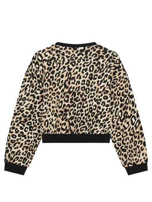 KID Felpa Bambina in cotone wild leopard - Felpe Bambini