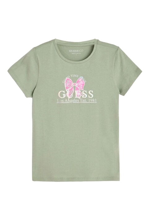 KID T-Shirt in cotone light matcha - T-shirt Bambino