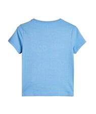 GUESS KID T-Shirt Bambina in cotone silk tie blue - T-shirt Bambino - 2