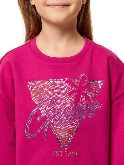 KID Felpa in cotone, da bambina fucsia - Felpe Bambini