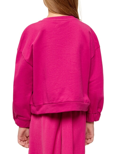 KID Felpa in cotone, da bambina fucsia - Felpe Bambini