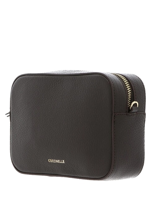 TEBE Borsa a tracolla in pelle martellata fango - Borse Donna
