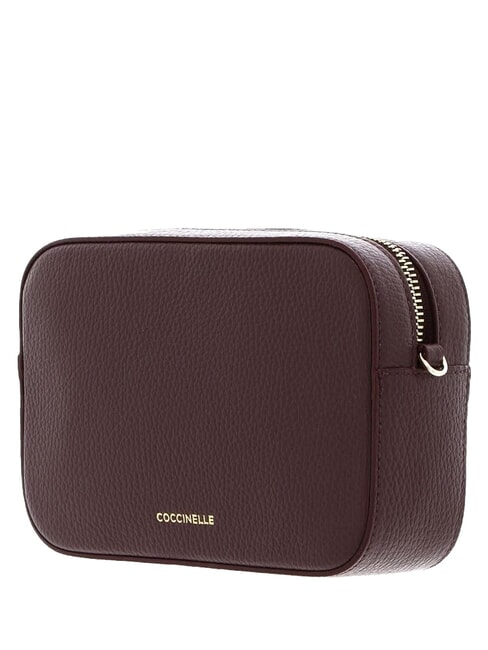 TEBE Borsa a tracolla in pelle martellata berry - Borse Donna