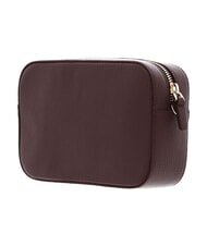 COCCINELLE TEBE Borsa a tracolla in pelle martellata berry - Borse Donna - 4
