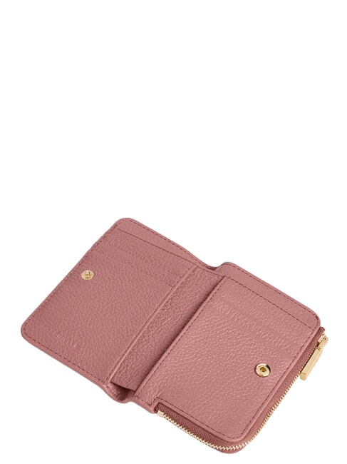 METALLIC SOFT Portafoglio piccolo in pelle winter rose - Portafogli Donna