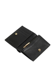 COCCINELLE METALLIC SOFT Portafoglio compatto in pelle Nero - Portafogli Donna - 2