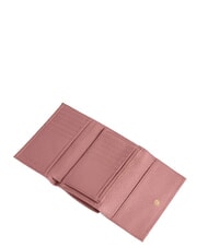 COCCINELLE METALLIC SOFT Portafoglio bifold pelle martellata winter rose - Portafogli Donna - 2