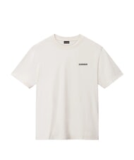 NAPAPIJRI S-SMALL BOX SS T-Shirt in cotone light beige - T-shirt Uomo - 3
