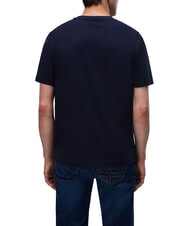 NAPAPIJRI S-BOX LOGO SS 1 T-Shirt in cotone blu marine - T-shirt Uomo - 2