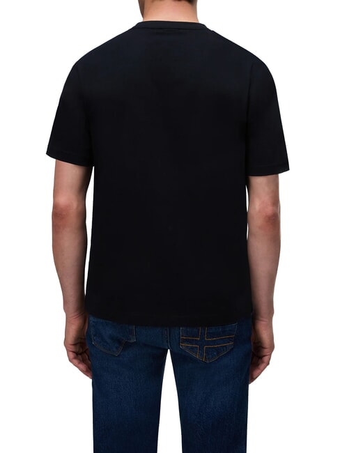 S-BOX LOGO SS 1 T-Shirt in cotone black beauty - T-shirt Uomo