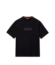 NAPAPIJRI S-BOX LOGO SS 1 T-Shirt in cotone black beauty - T-shirt Uomo - 3
