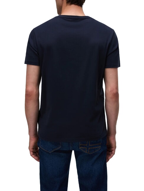 SALIS T-Shirt in cotone blu marine - T-shirt Uomo