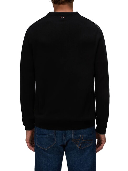 DAMAVAND Maglione in lana black 041 - Maglie Uomo