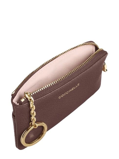 C-ME SOFTY  Astuccio portachiavi/portamonete in pelle berry - Portafogli Donna